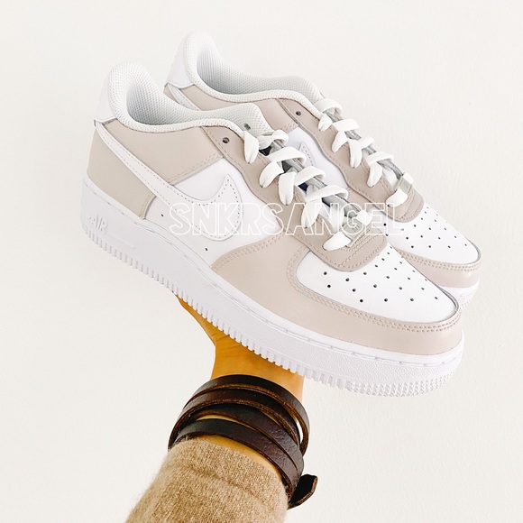 Custom nike air force 1 low tan mocha - Picture 2 of 3